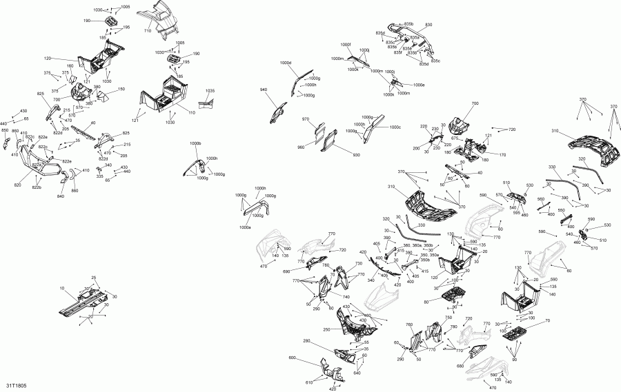 ATV   Outlander 850 EFI, 2018 -    Xmr