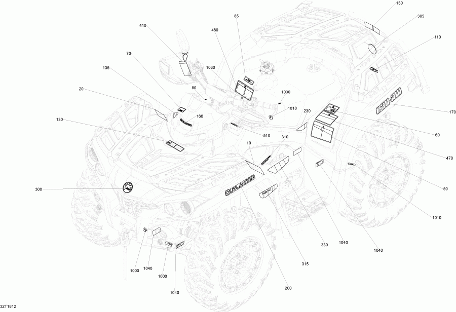   Outlander T3 650 EFI, 2018 - 