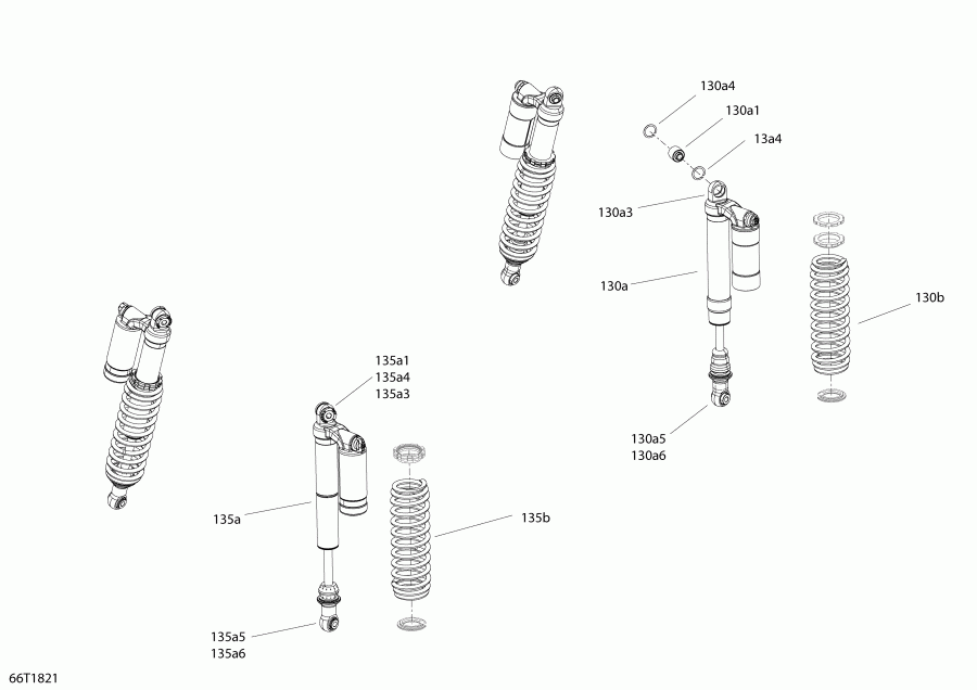 ���������� Bombardier Renegade 1000R EFI, 2018 ������ - Shocks Renegade Xmr