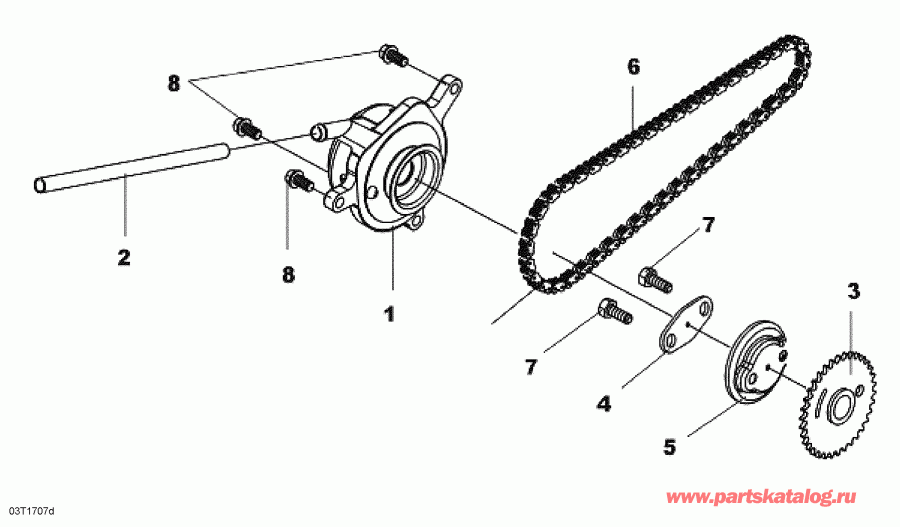ATV   DS 250, 2018 - Breather And Timing Chain