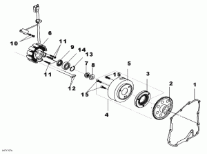03-      (03- Magneto Cover And Water Pump)