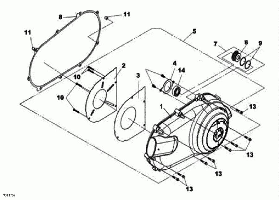  BRP  DS 250, 2018 - Cvt Cover