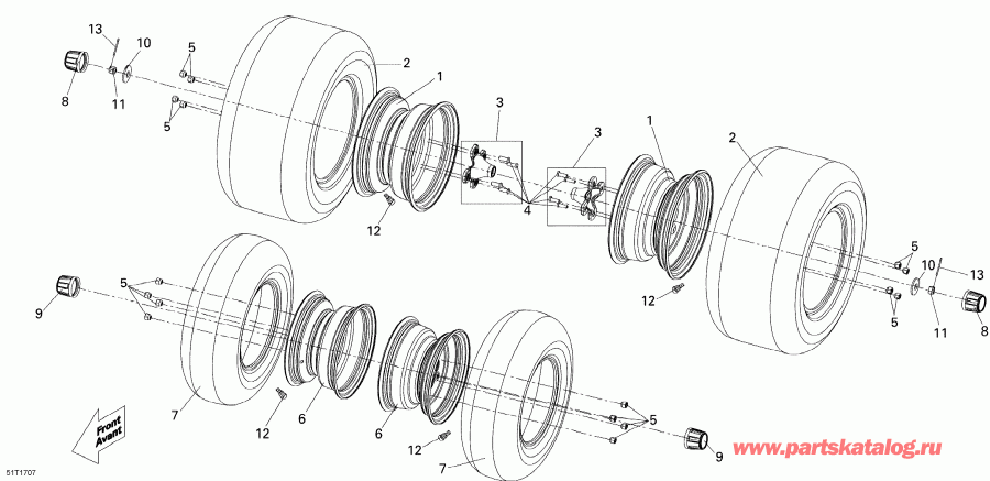 ������������  DS 250, 2018 ������ - Wheels � Tires