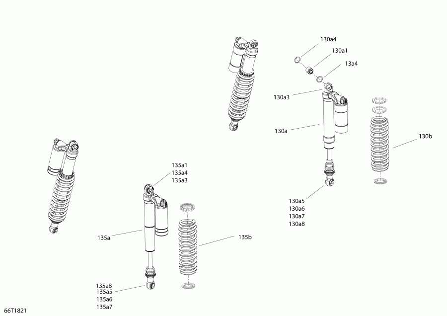 ATV BRP ������ Outlander 1000R EFI, MY2018 - Shocks Xxc