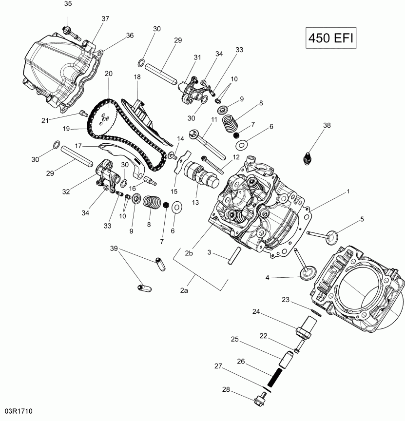  - Cylinder Head 450 Efi