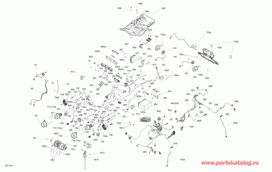    Outlander T3 1000 EFI, 2018 - Electrical G2