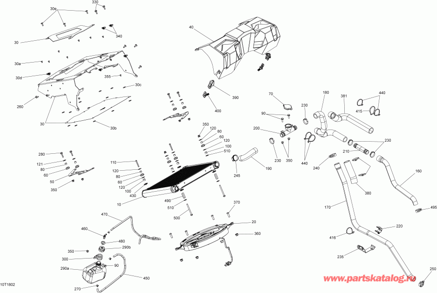 ATV Bombardier Outlander MAX 570 EFI, 2018 - ���������� Outlander 450-570 Package Xmr
