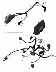10- ��������� ���� �������� � Electronic Module (10- Engine Harness And Electronic Module)