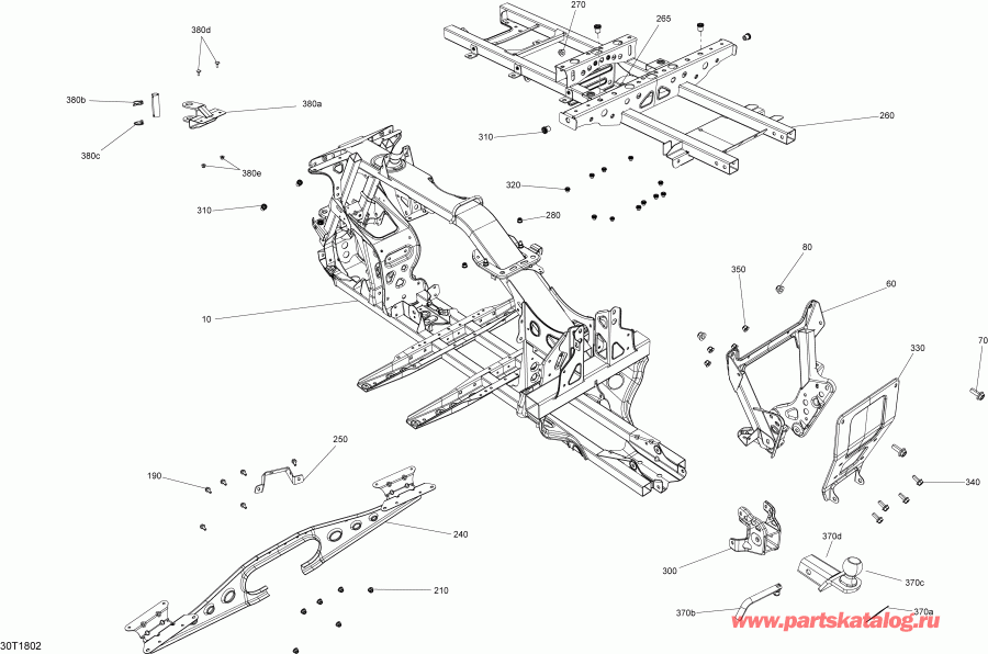 ����������  Outlander MAX 850 EFI, 2018 ������ - Frame Outlander G2