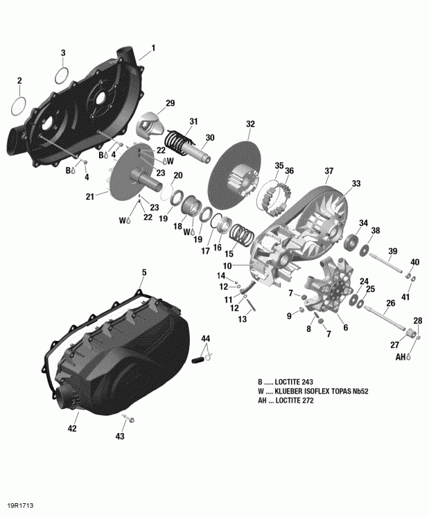  - Transmission 1000r Efi (outlander Except Xmr)