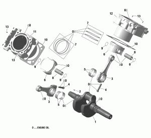 01- ,    New T3 (01- Crankshaft, Piston And Cylinder New T3)