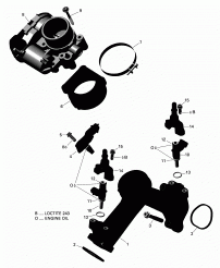 02-      New T3 (02- Air Intake Manifold And Throttle Body New T3)