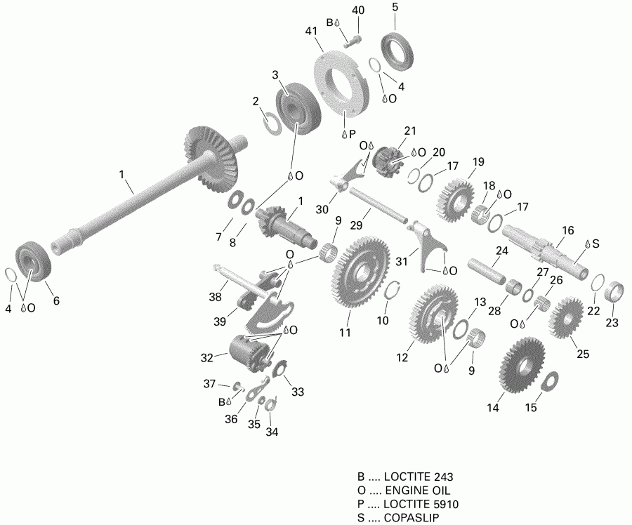  BRP - Gear Box And Components