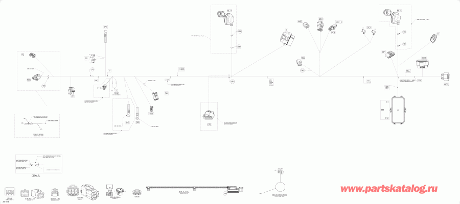 ATV BRP 001 - Outlander 450 EFI - International - European Communities, 2019 - Main ���� �������� 710006173