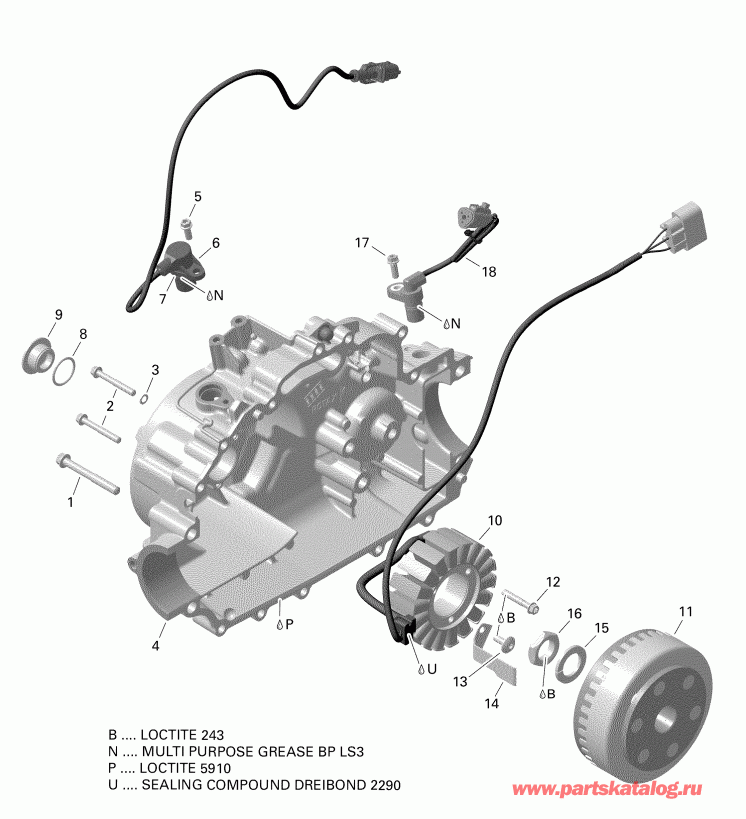 ������������  001 - Outlander 450 EFI - North America, 2019 ������ - Magneto