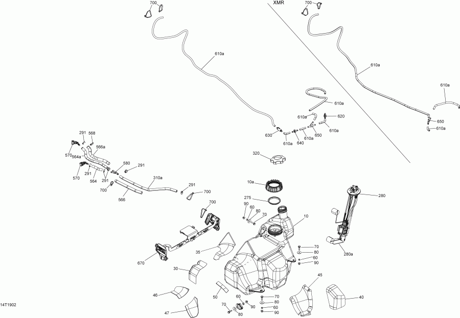 ����������  001 - Outlander 650 EFI - North America, 2019 - Fuel