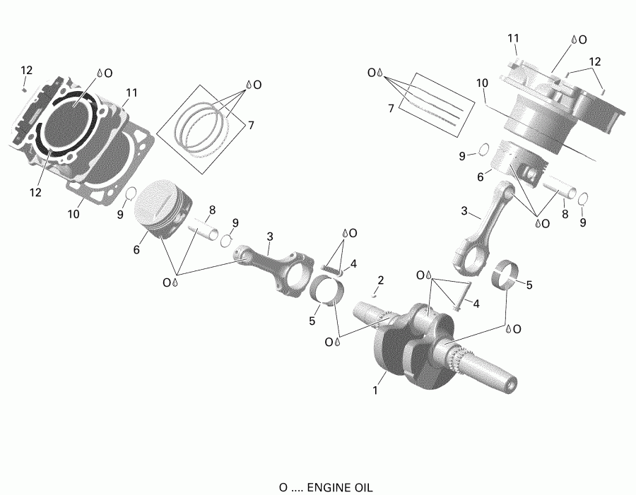  BRP - Crankshaft, Piston And Cylinder