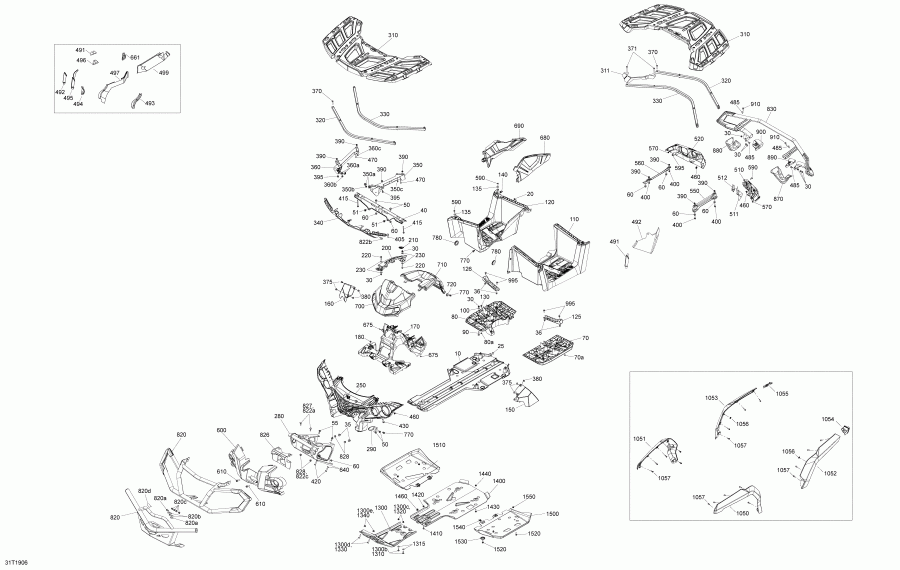   001 - Outlander 650 EFI - T3, 2019 -    Outlander  650