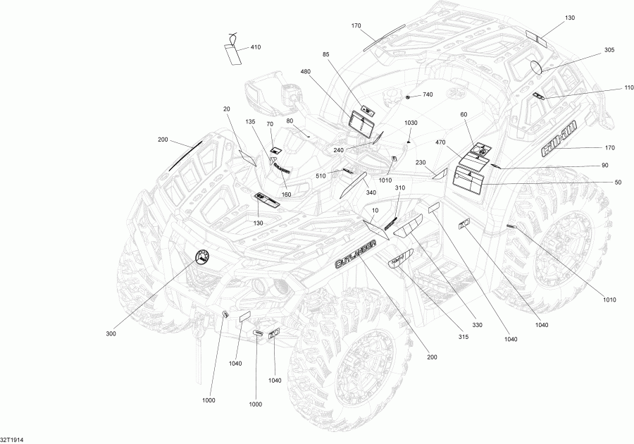 001 - Outlander 650 EFI - T3, 2019 -  Pro Nordic