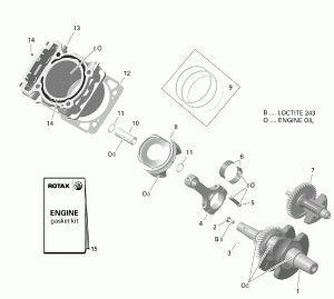 01-    - 450 Efi (01- Crankshaft And Pistons - 450 Efi)