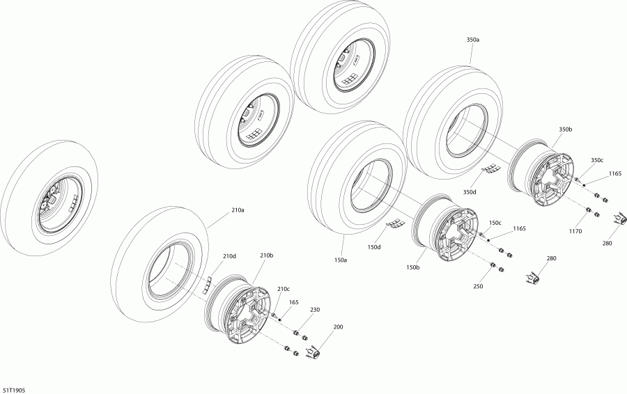 ������������ - Wheels Outlander 6x6 450 Efi Std