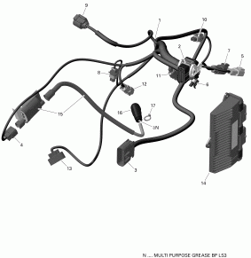 10-     Electronic Module - 450 Efi - 6x6 T3 (10- Engine Harness And Electronic Module - 450 Efi - 6x6 T3)