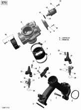 02-      - 570 Efi (02- Air Intake Manifold And Throttle Body - 570 Efi)