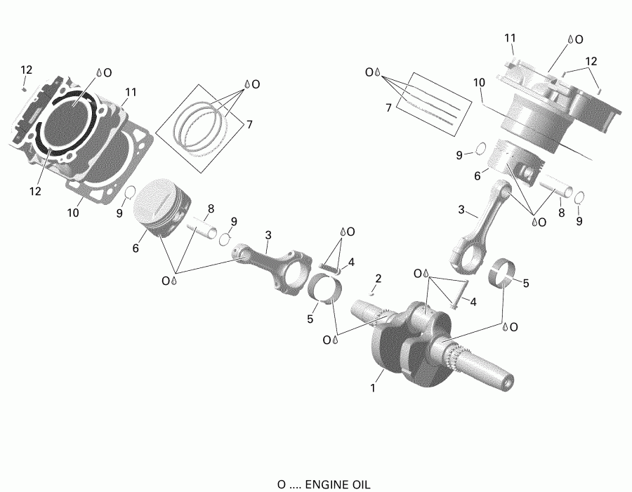 BRP - Crankshaft, Piston And Cylinder