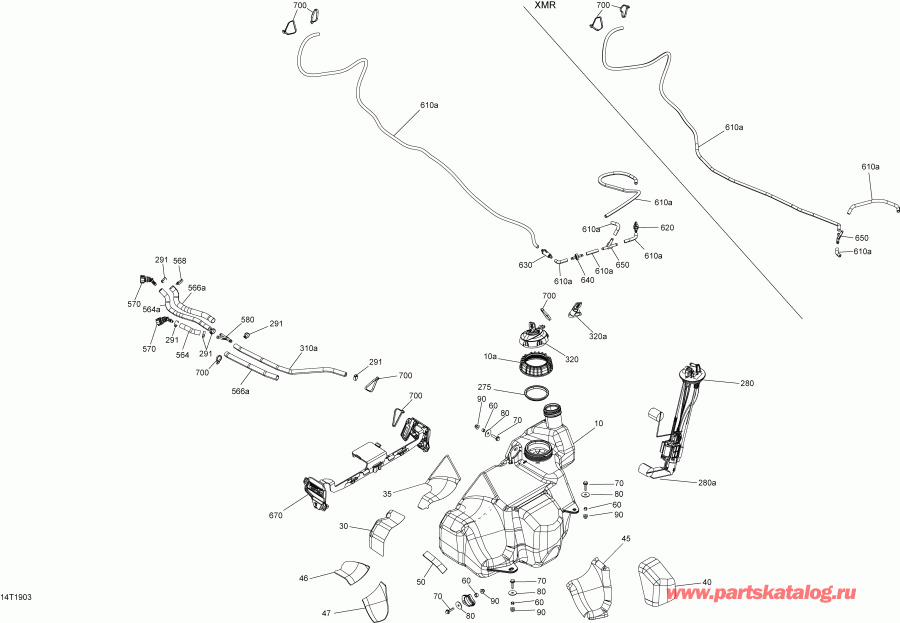   001 - Renegade 650 EFI - T3, 2019  - Fuel