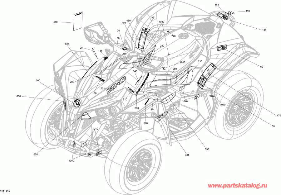   001 - Renegade 650 EFI - T3, 2019  -  Xxc