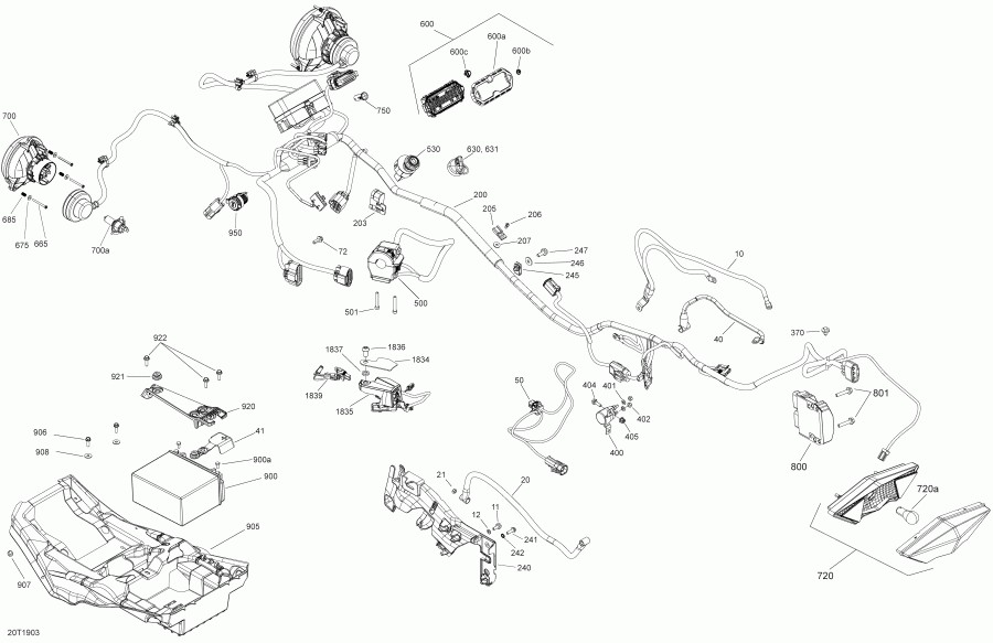 ATV  002 - Outlander 450 EFI - International - Non European Communities, 2019 ������ - ��������� Outlander 450 Efi Pro