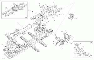 09-  Outlander 6x6 - Front Parts (09- Frame Outlander 6x6 - Front Parts)