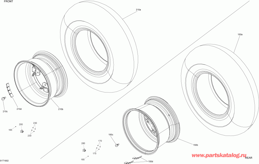 ATV - Wheels Outlander Dps, Xt