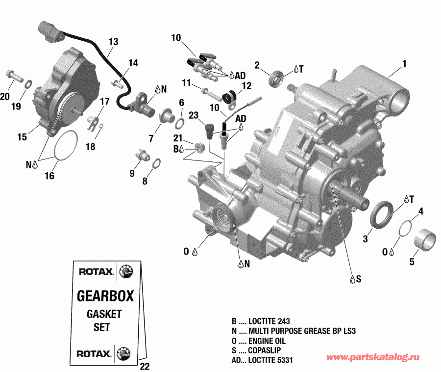   002 - Renegade 1000 EFI - T3, 2019 - Gear Box And Components 420685398