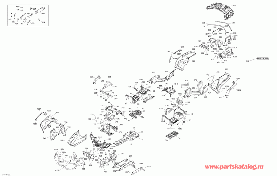 ATV BRP 003 - Outlander 1000R EFI - International - European Communities, 2019 ������ - ������ Package Xmr