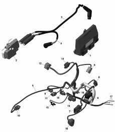 10-     Electronic Module Outlander Except Xmr (10- Engine Harness And Electronic Module Outlander Except Xmr)