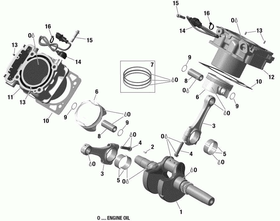 BRP - Crankshaft, Piston And Cylinder