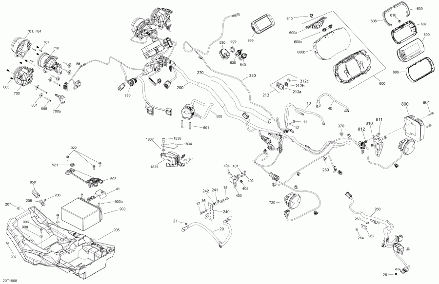 BRP 003 - Outlander 1000R EFI - North America, 2019 - ��������� Outlander 1000r Efi Packages Dps & Xxc Without Winch