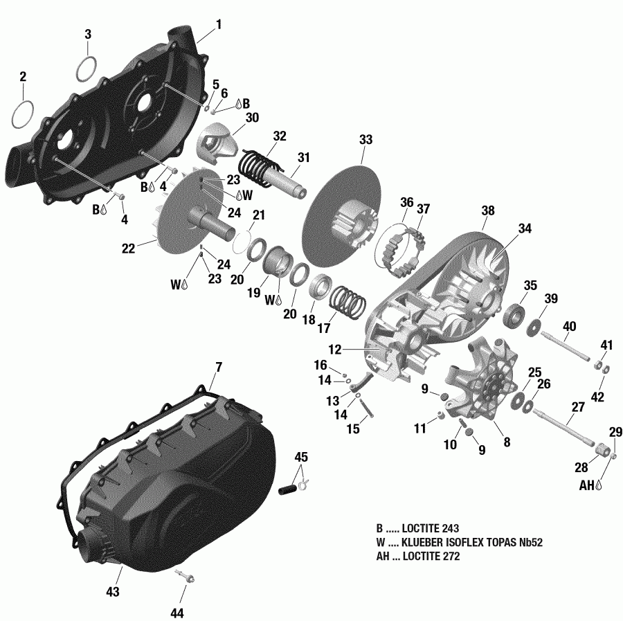   003 - Renegade 1000R EFI - North America, 2019  - Transmission Renegade