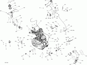 01-  Outlander - 570 Efi - Except Xmr (01- Engine Outlander - 570 Efi - Except Xmr)