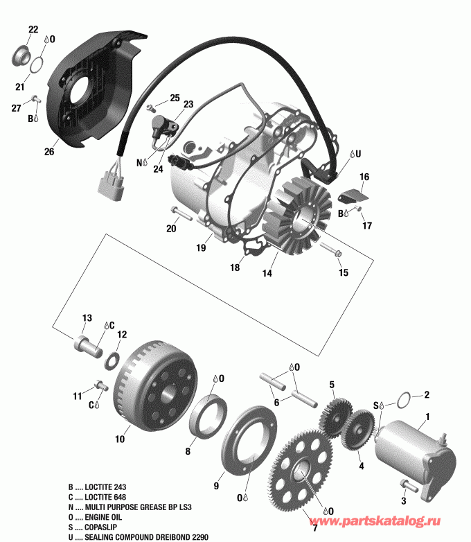 ATV - Magneto And Electric Starter