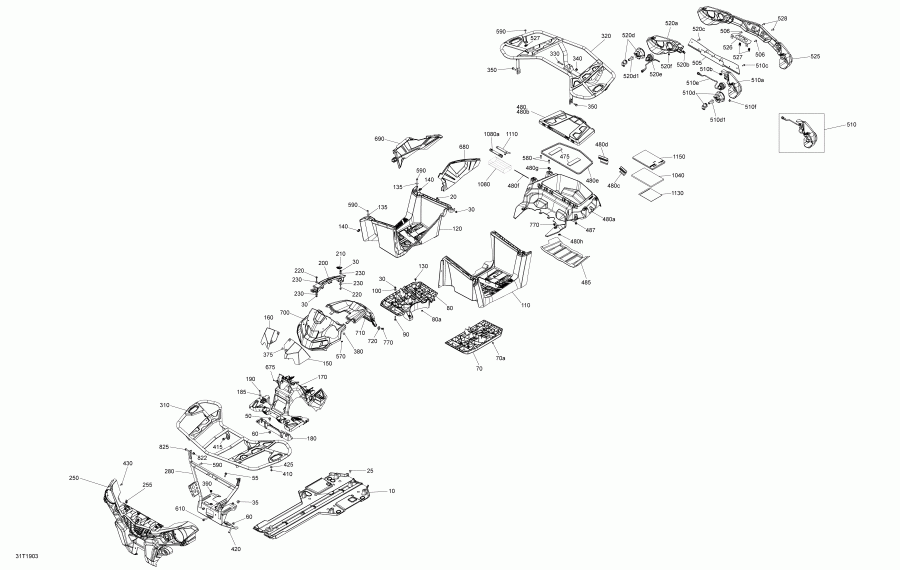 ATV  004 - Outlander MAX 450 EFI - T3, 2019 - Body And Accessories Outlander Max 450 Efi T3