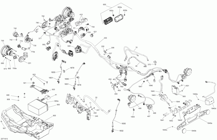    004 - Outlander MAX 450 EFI - T3, 2019 -  Outlander 450 Efi Dps