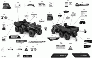 09-  Outlander Max - 6x6 - Pro Nordic (09- Decals Outlander Max - 6x6 - Pro Nordic)