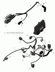 10-     Electronic Module - V6 (10- Engine Harness And Electronic Module - V6)