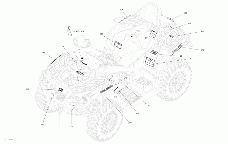  BRP 006 - Outlander MAX 570 EFI - International - European Communities, 2019  -  Dps