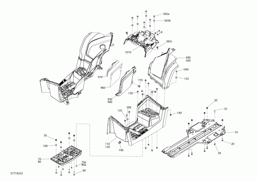 ATV -    Outlander 6x6 Max 1000 Efi Pure Magnesium Middle