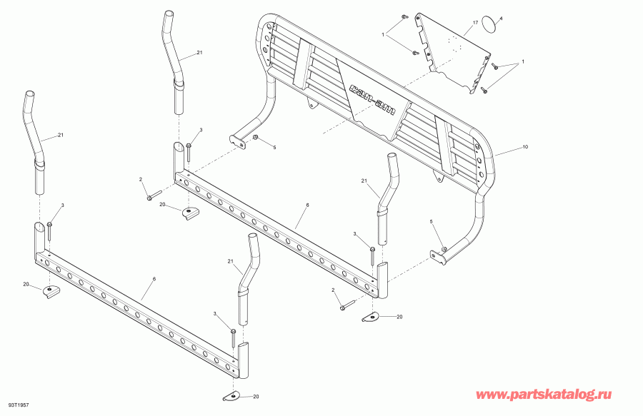 ATV  ����������� 006 - Outlander MAX 6X6 - 1000 EFI - T3, 2019 - Forestry Log Bar