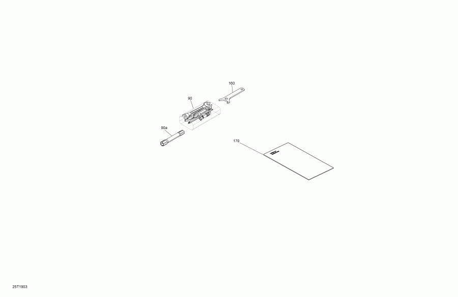  Bombardier 006 - Outlander MAX 6X6 - 1000 EFI - T3, 2019 - Front Storage Compartment Outlander 6x6