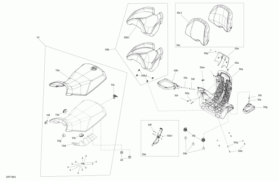 ATV BRP 006 - Outlander MAX 6X6 - 1000 EFI - T3, 2019 -  Outlander Max 6x6